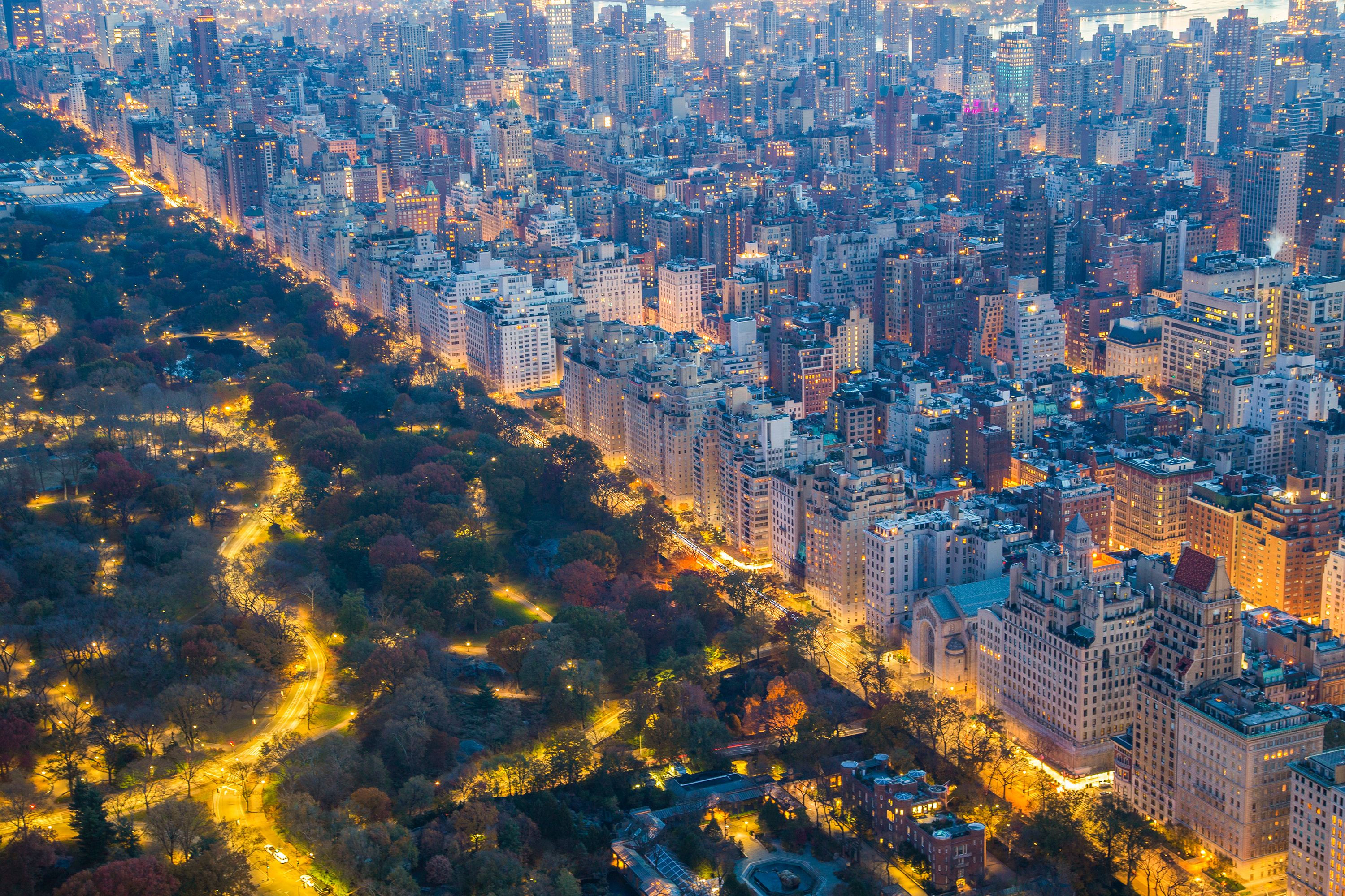 NYC skyline Central Park real estate