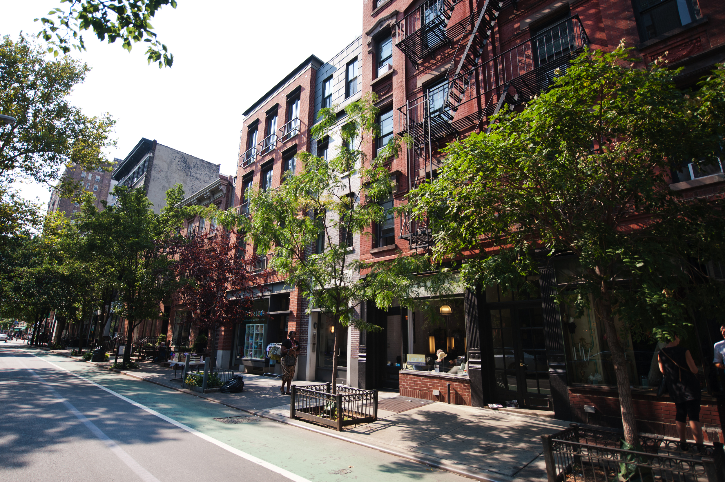 New York city downtown Soho streetscape